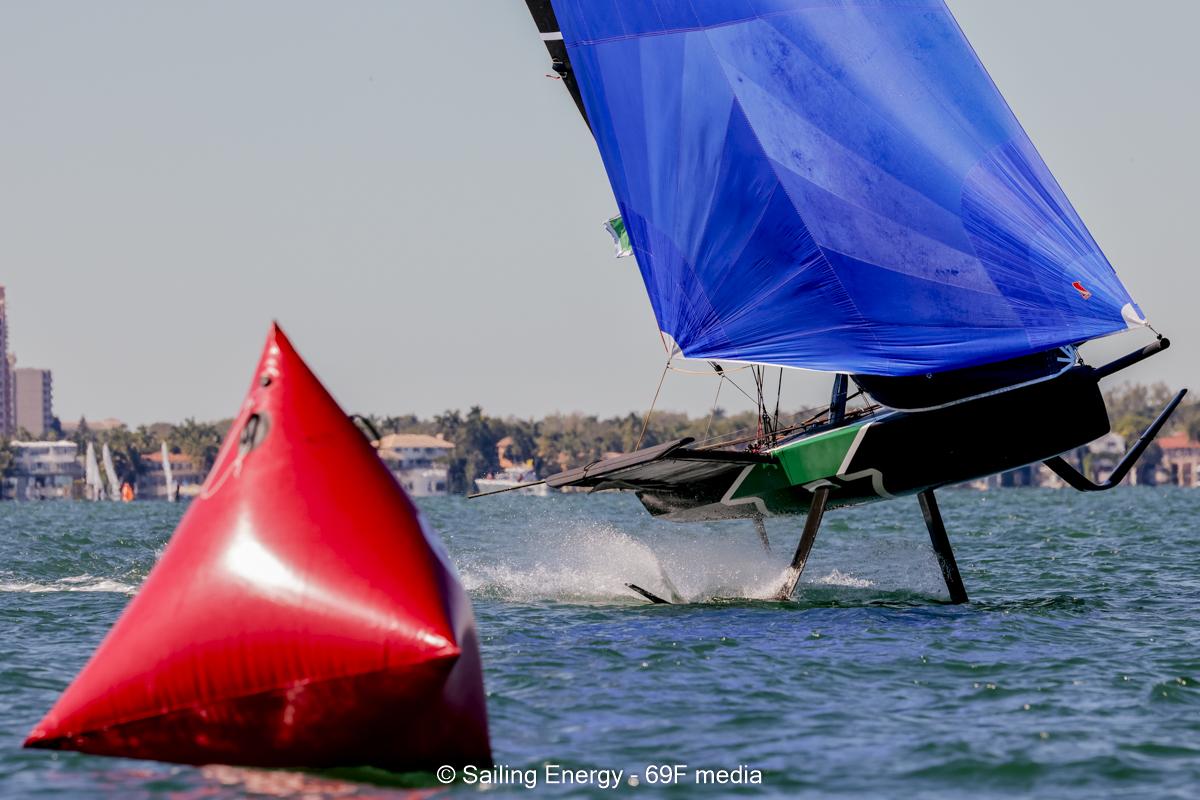 The Miami breeze crowns j/70, Melges 24 and 69F winners in a light wind conclusion to Bacardi Winter Series event 2