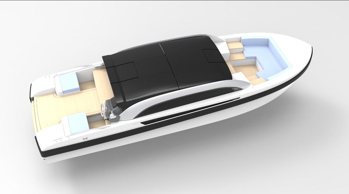 Wooden Boats unveils the new 'Slim' Limousine Tender, the 7.5 meter boat designed for the garage of every yacht