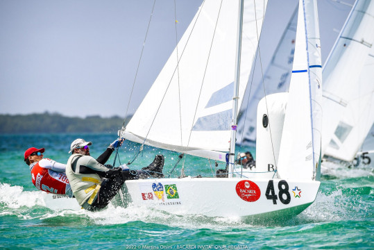 Mateusz Kusznierewicz (POL)/Bruno Prada (BRA) win race 2, 95th Bacardi Cup