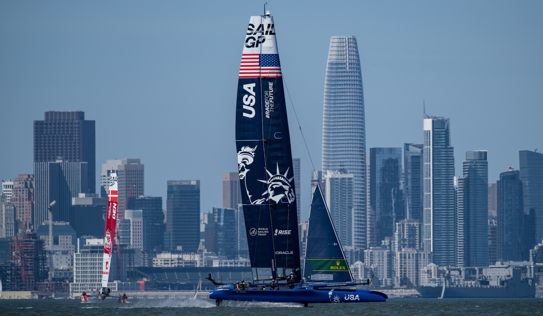 First F50s hit the water as countdown to the SailGP Season 2 Grand Final begins