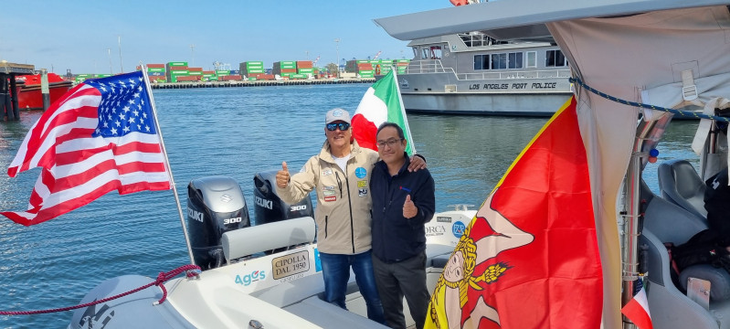 Sergio Davì conquista Los Angeles a bordo del suo Aretusa Explorer