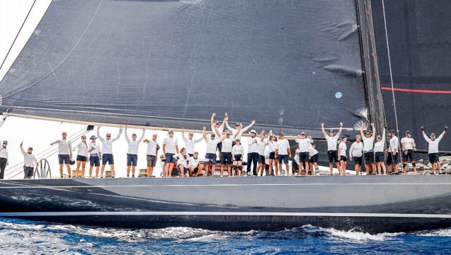 Svea win the Superyacht Cup Palma. Photo Credit: Sailing Energy/The Superyacht Cup