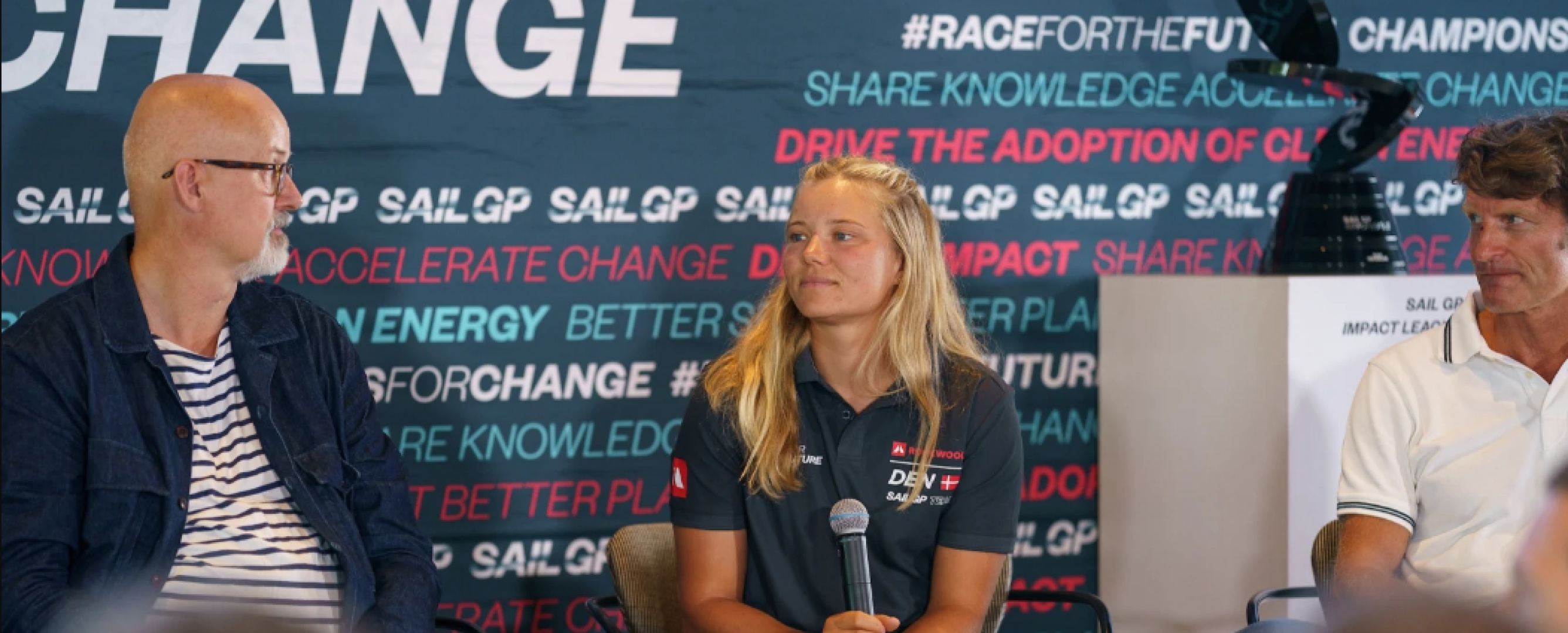 Anne-Marie Rindom joins environmentalists at Sailgp