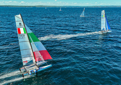 Campionati Mondiali 49er, 49erFX, Nacra 17: volano Tita - Banti