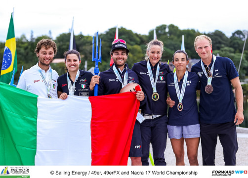 Mondiale catamarano olimpico Nacra17, oro e argento per l'Italia