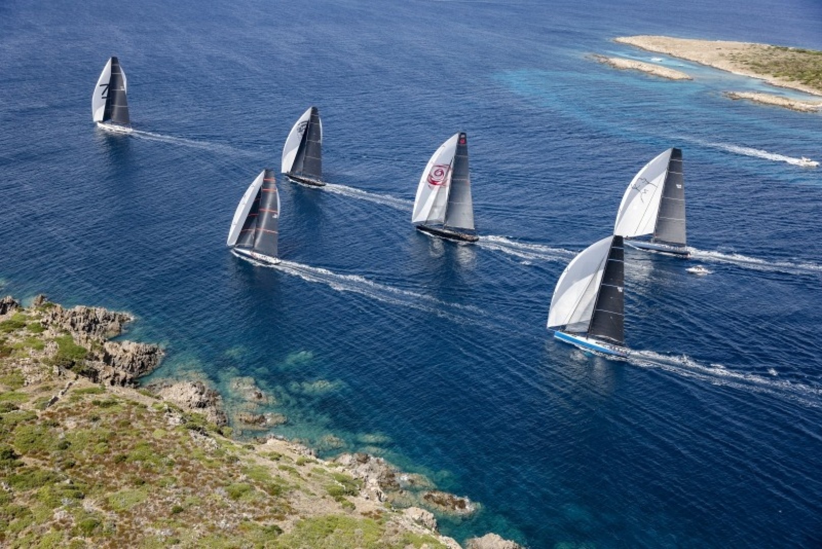 Maxi Fleet, Maxi Yacht Rolex Cup 2022. Photo credit: Rolex/Carlo Borlenghi