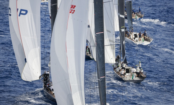 La flotta dei ClubSwan 50, Rolex Swan Cup 2022. Foto credit: Rolex/Carlo Borlenghi