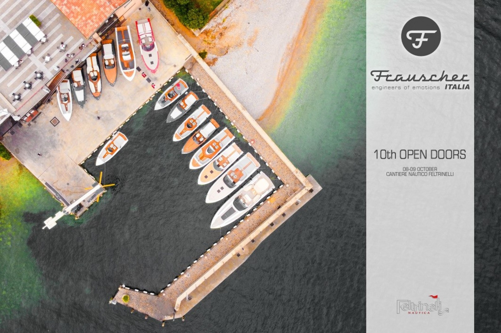 Cantiere Nautico Feltrinelli e Frauscher Italia vi invitano all'annuale 'Open Doors', un fine settimana sul Lago di Garda
