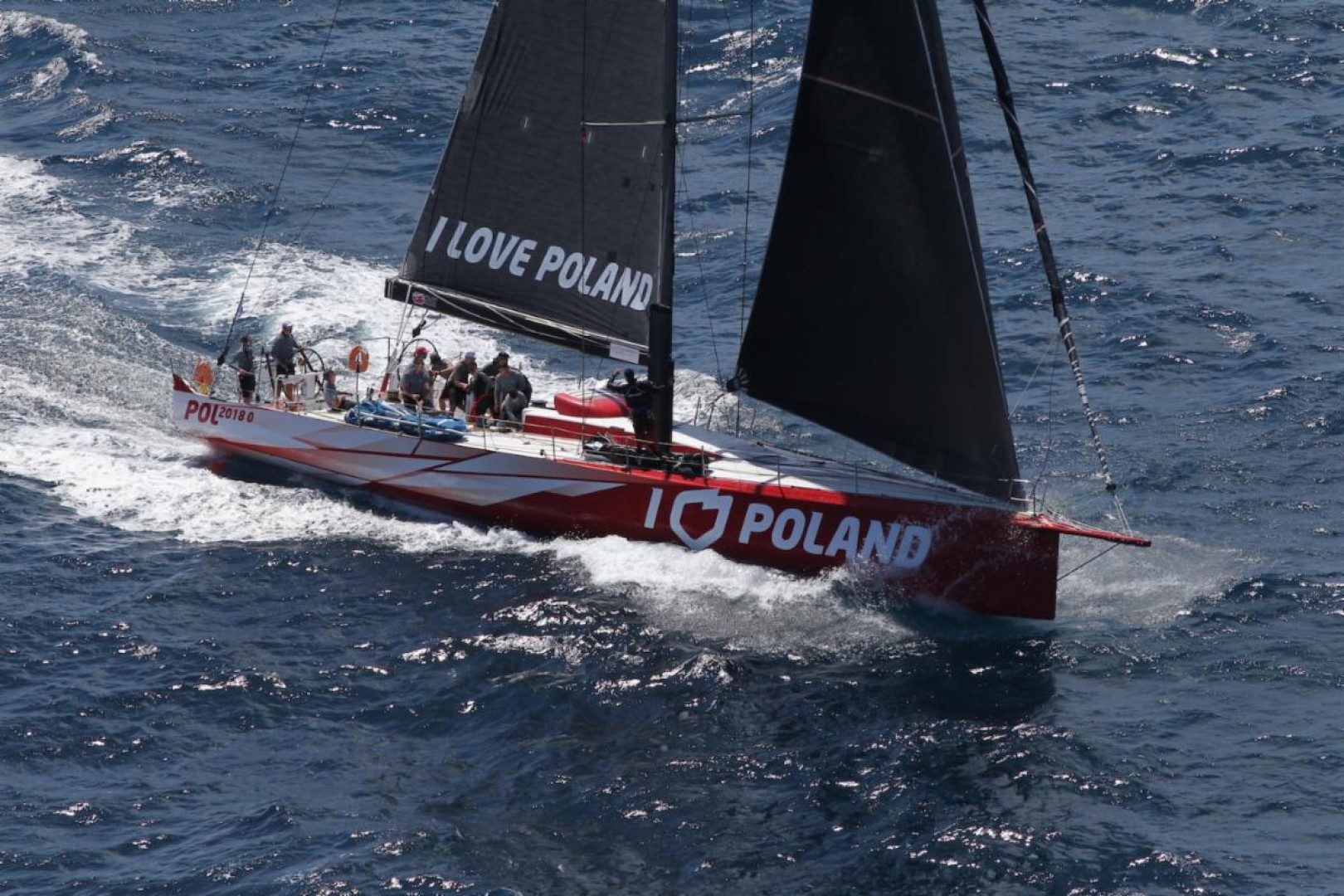 VO 70 I Love Poland, skippered by Conrad Lipski s a familiar sight in offshore races, including the Rolex Middle Sea Race. Image from the 2022 RORC Caribbean 600 © Tim Wright/RORC