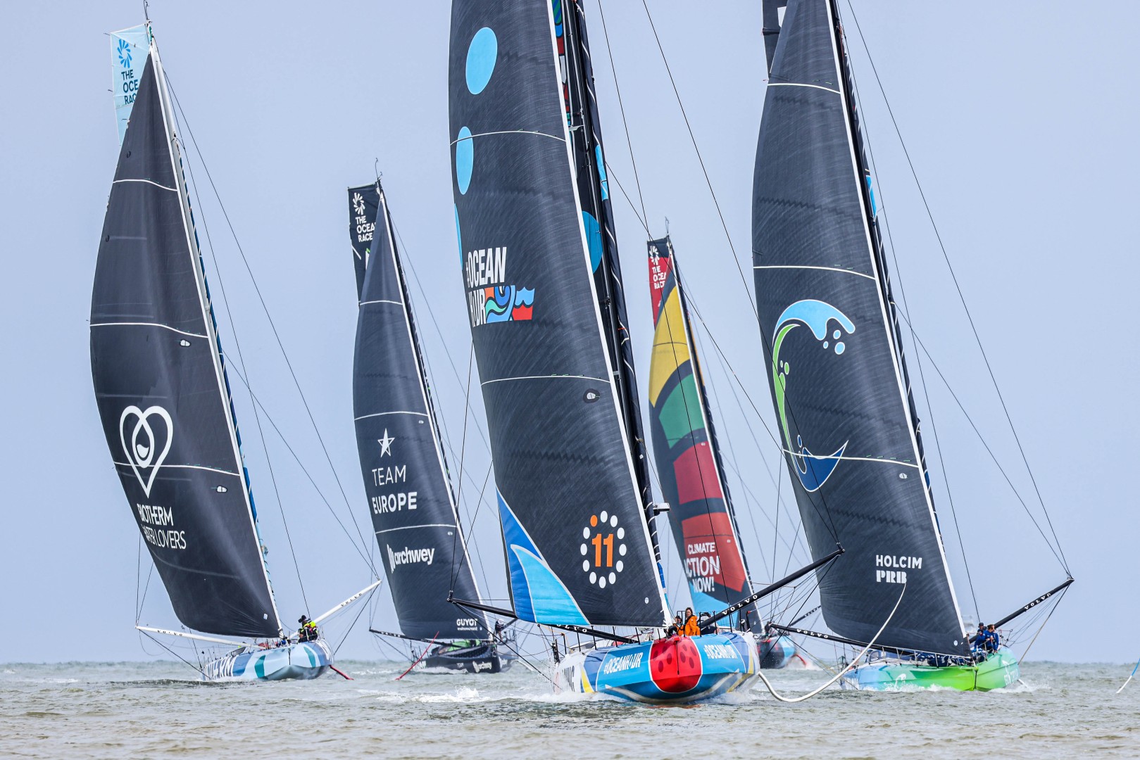 The Ocean Race 2022-23 - 21 April 2023. 11th Hour Racing wins the In-Port race in Itajaí.
© Sailing Energy / The Ocean Race