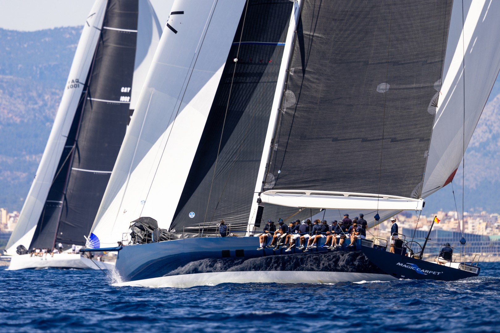 PalmaVela gets underway with day for the fastest and slowest maxis