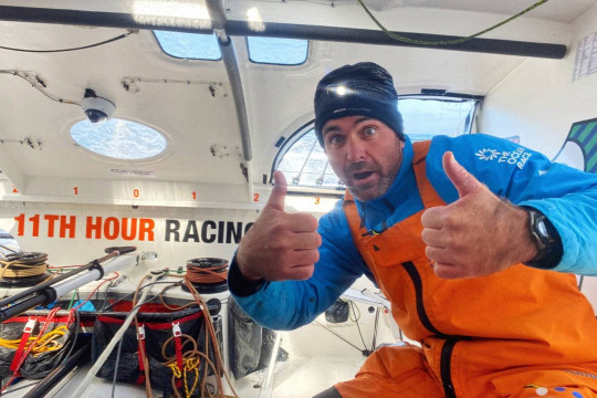 Good to see Charlie Dalin back in the mix after his mild concusion.
© Amory Ross / 11th Hour Racing / The Ocean Race