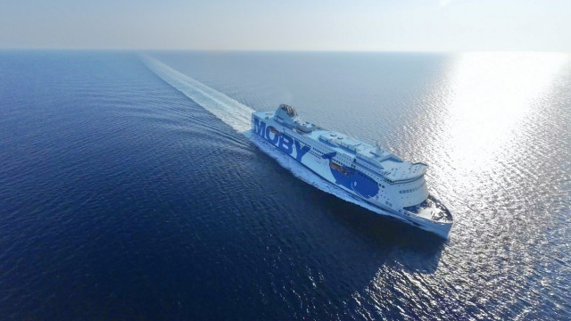 Battesimo ufficiale al porto di Olbia per Moby Fantasy