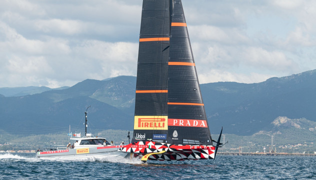 A stunning day for Bruni and Gradoni on Luna Rossa LEQ12