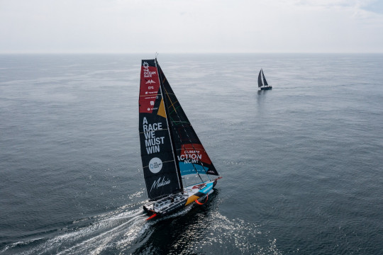 Leg 7, Day 2 onboard Team Malizia. Drone view.
ⓒ Antoine Auriol / Team Malizia / The Ocean Race