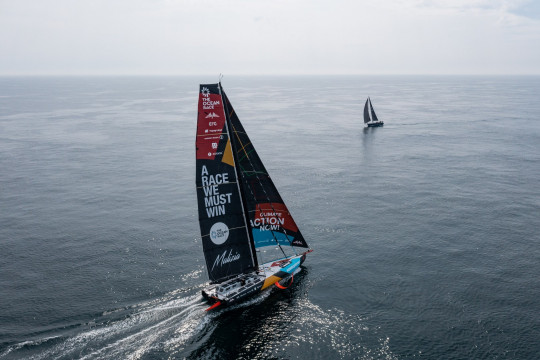 Leg 7, Day 2 onboard Team Malizia. Drone view.
© Antoine Auriol / Team Malizia / The Ocean Race