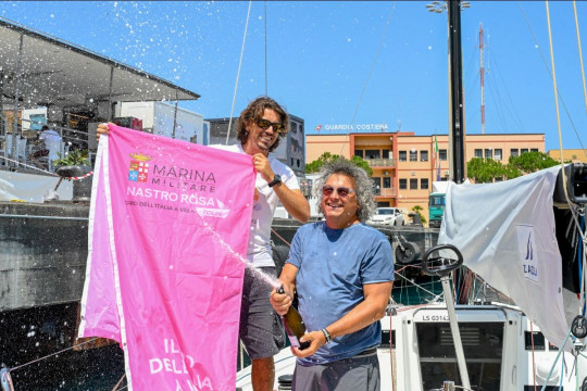 Marina Militare Nastro Rosa Tour: Città di Genova domina la tappa che da Napoli è arrivata a Vibo Valentia