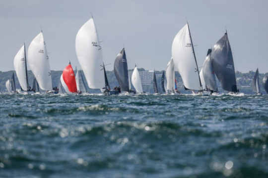 Three races completed after a long day in Kiel at the ORC World Championship