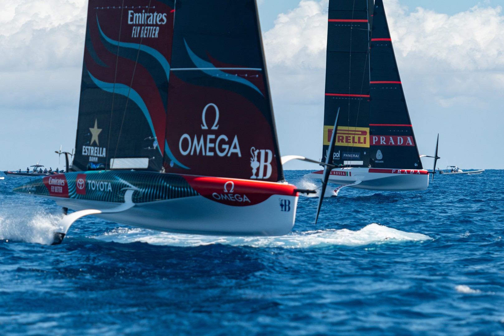 Emirates Team New Zealand prepare for first racing of 37th America's Cup