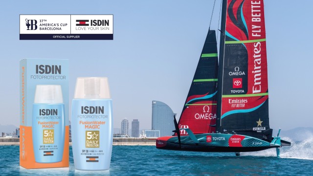 ISDIN, the official sun protection sponsor of the 37th America's Cup