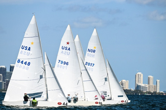 Matthew Rajacich / Eric Wagner (USA 7996) racing at the 2023 Bacardi Cup, Miami, USA
