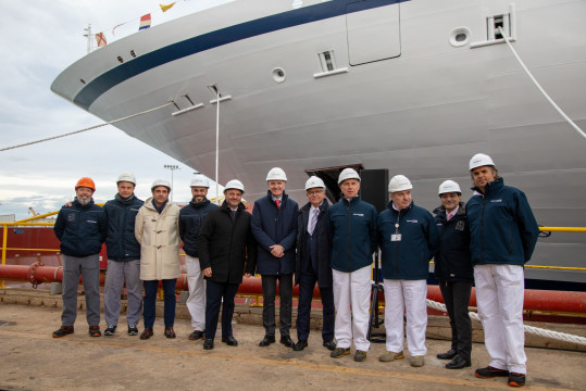 Fincantieri: Viking Vela varata ad Ancona
