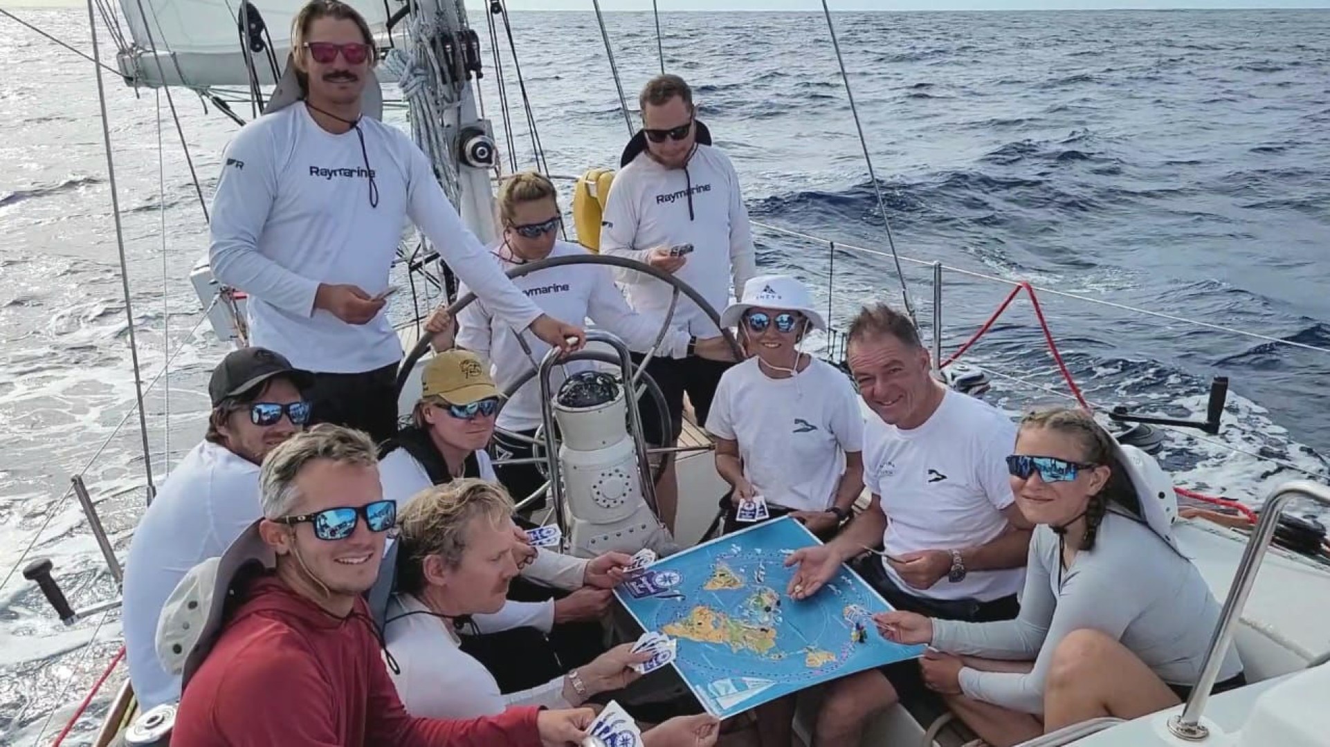 Board games for the birthday boy skipper Tapio on Galiana WithSecure.