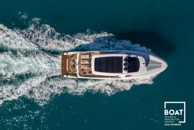 Ferretti Yachts Infynito 90 triumphs at the Boat International Design & Innovation Awards