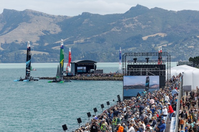 New Zealand SailGP: racing canceled due to mammal activity on the racecourse