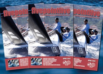 April 2024 fivepointfive magazine showcases growth, boats and personalities of 5.5 Metre Class