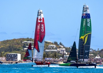 Aussie's come out firing on opening day of Apex Group Bermuda Sail Grand Prix