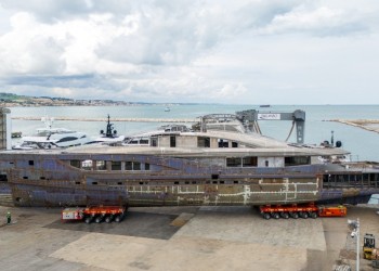 ISA Sportiva 66 metres enters the outfitting stage