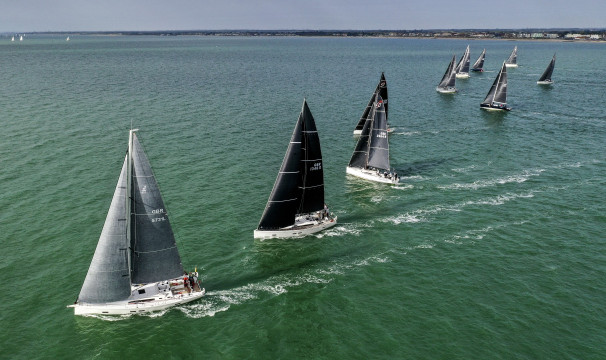 P40 class racing in the Solent. In 2023,16 boats raced often enough to be scored for the season.