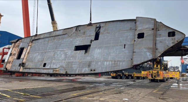 Numarine turns hull of new 40MXP superyacht and it’s on track for 2025 delivery