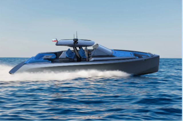 First electric Sialia 45 Sport yacht now under construction