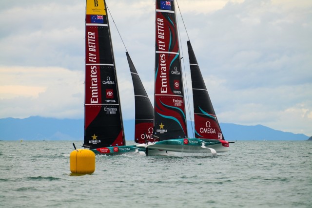 America's Cup: intense’ pre-start practice for the Kiwis