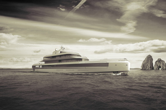 TISG announces the resale of the first megayacht Admiral 72 Giorgio Armani