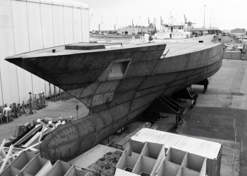 New ISA Continental 80m construction of the hull has begun on speculation