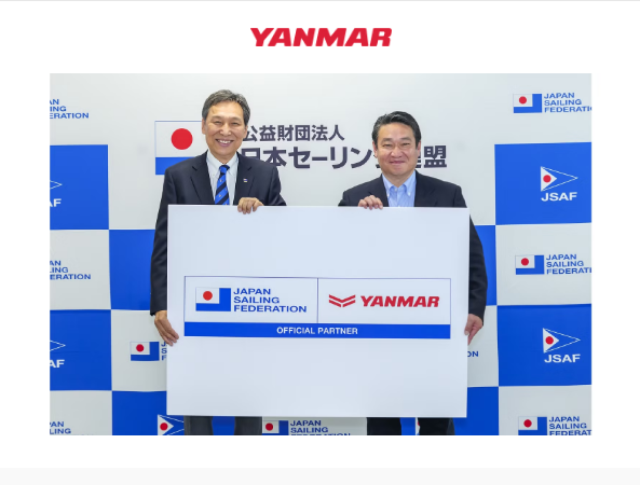 Yanmar signs first official partnership agreement with Japan Sailing Federation