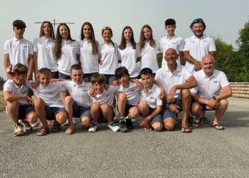 Il Team Azzurro al Club Nautico Marina di Carrara per l'Europeo
