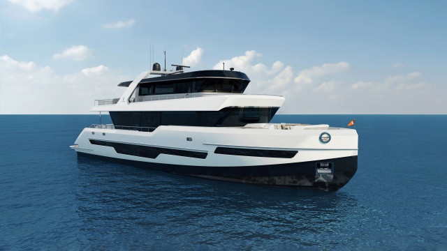 The new CL Yachts CLX99 brings bold form, function and style to superyachting