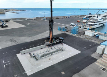 Pronta la nuova fossa di ispezione per barche a vela presso il cantiere Lusben di Livorno