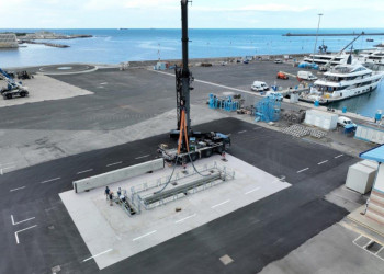Lusben inaugura il nuovo keel pit a Livorno per il refit delle grandi navi a vela