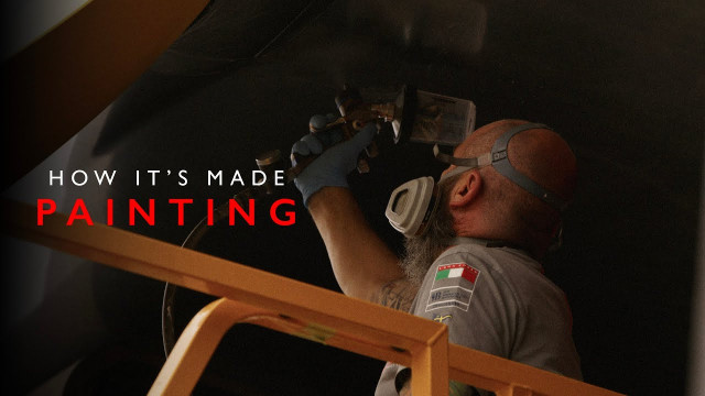 How Luna Rossa's hull was painted