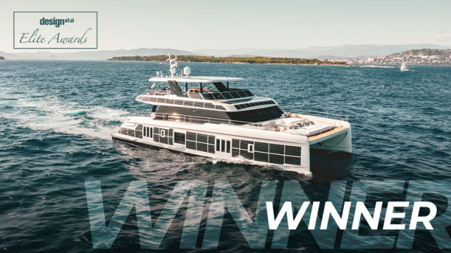 80 Sunreef Power wins the design et al Elite Award 2024