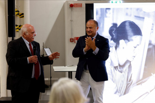 Da sinistra, Gianni Zuccon e Franco Michienzi