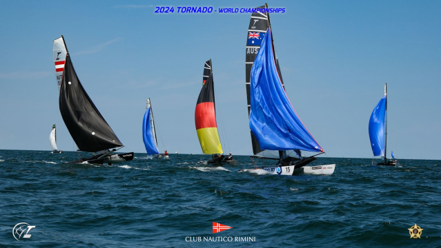 Entra nel vivo alla velocita di un tornado il Mondiale Catamarani di Rimini