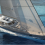 First renderings of the new Mishi 102 show a dynamic, spacious cruising sailing superyacht