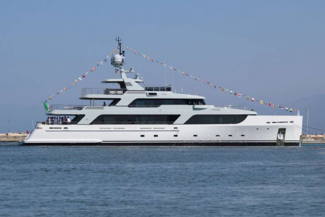 Codecasa announce the launching of m.y. Gioia - Codecasa 43
