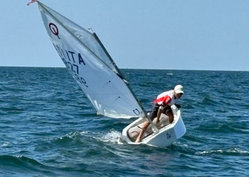 La seconda giornata della quarta tappa del circuito trofeo Optimist Italia